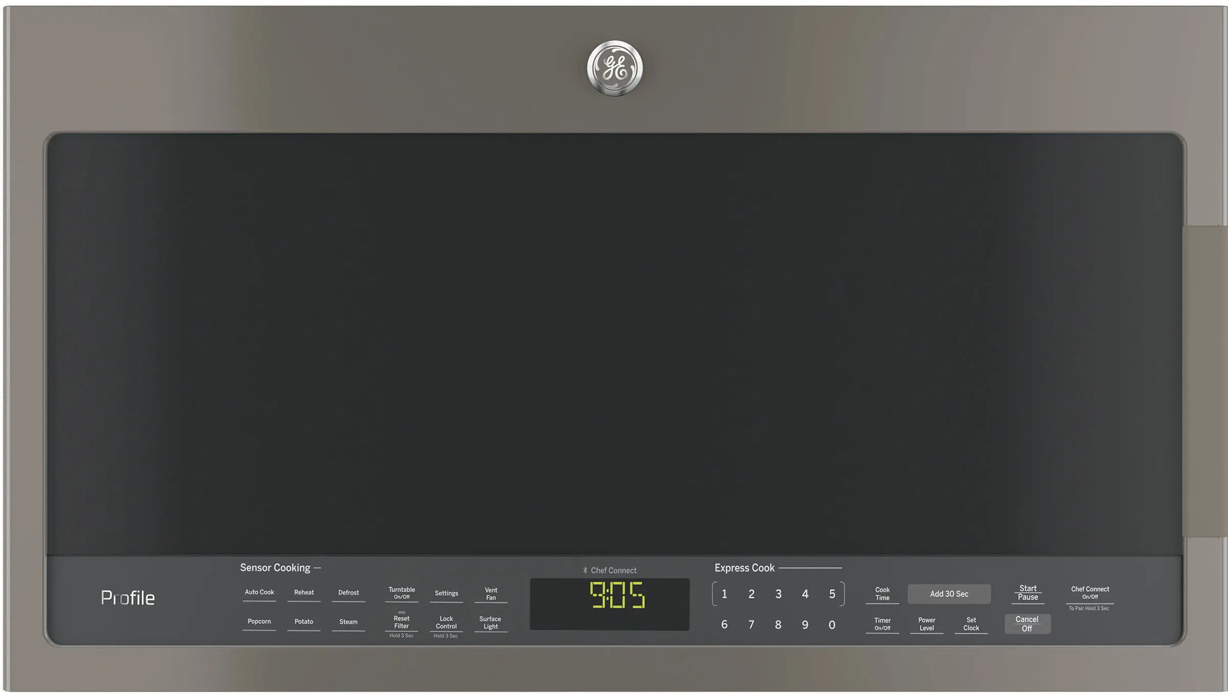 PVM9005BLTS GE Profile Series 2.1 Cu. Ft. Over-the-Range Sensor Microwave Oven - Black Stainless Steel-5