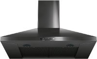 JVW5301BJTS GE 30 Inch Pyramid Chimney Hood - Black Stainless Steel-2