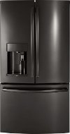 PFE28PBLTS GE Profile Series Black Stainless Steel French-Door Refrigerator - 36 Inch with Keurig K-Cup Brewing System