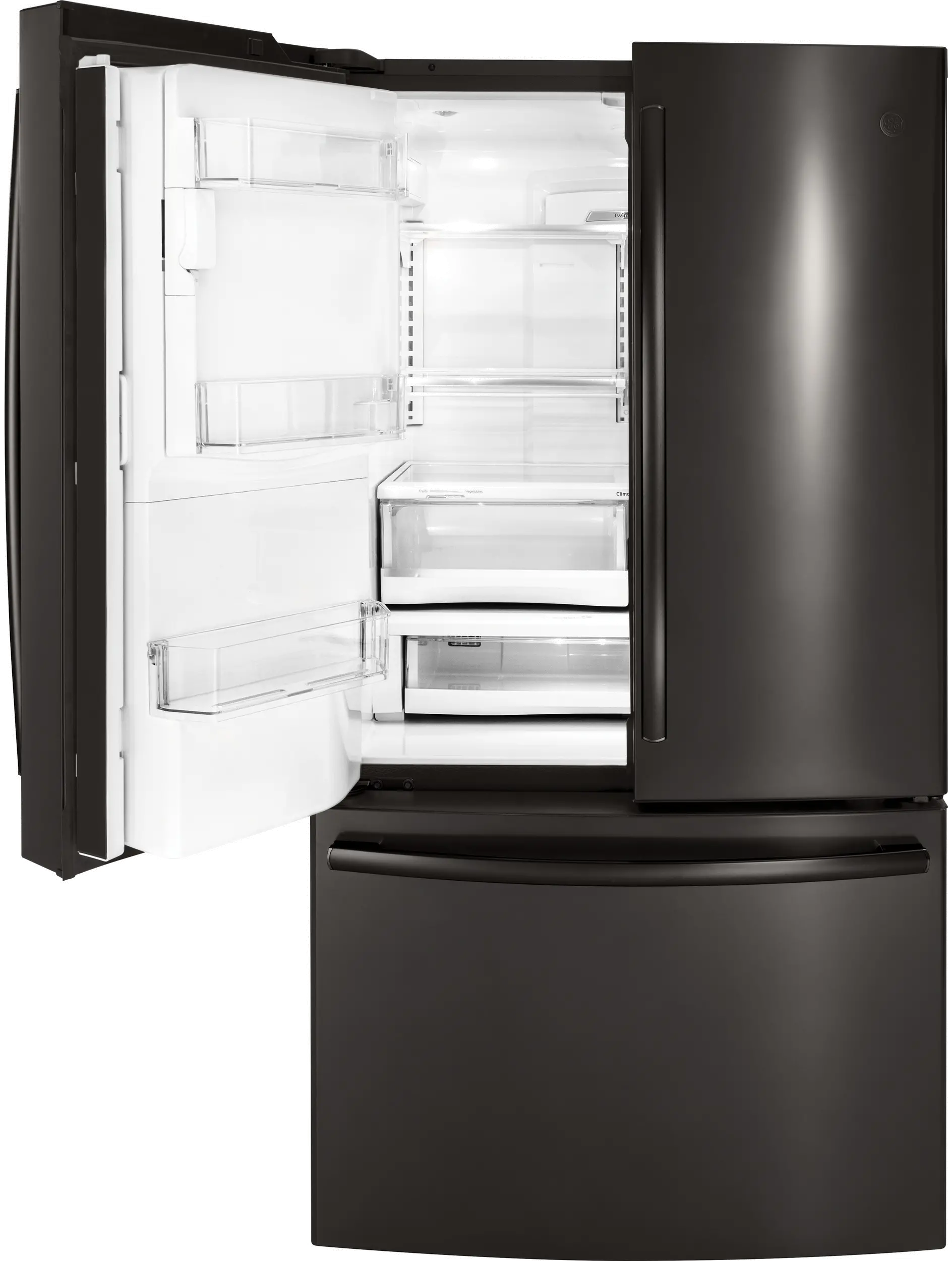 PFE28PBLTS GE Profile Series Black Stainless Steel French-Door Refrigerator - 36 Inch with Keurig K-Cup Brewing System-3