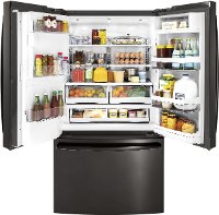 PFE28PBLTS GE Profile Series Black Stainless Steel French-Door Refrigerator - 36 Inch with Keurig K-Cup Brewing System-4