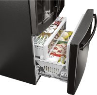 PFE28PBLTS GE Profile Series Black Stainless Steel French-Door Refrigerator - 36 Inch with Keurig K-Cup Brewing System-6