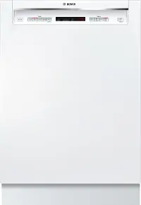 SHEM63W52N Bosch 300 Series Front Control Dishwasher - White
