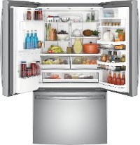 PYE22PBLTS GE Profile Series ENERGY STAR Stainless Steel Counter-Depth French-Door Refrigerator - 36 Inch with Keurig K-Cup Brewing System-2