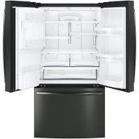 GFE28GBLTS GE 27.8 cu. ft. French-Door Refrigerator - 36 Inch Black Stainless Steel-2