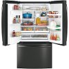 GFE28GBLTS GE French-Door Refrigerator - 36 Inch Black Stainless Steel-4