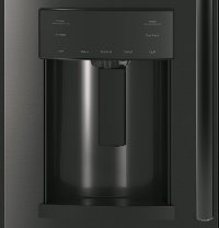 GYE22HBLTS GE 22.2 cu. ft. Counter Depth French Door Refrigerator - 36 Inch Black Stainless Steel-5