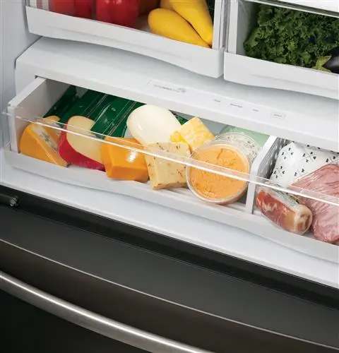 PFE28KBLTS GE Profile 27.8 cu ft French Door Refrigerator - Black Stainless Steel-3