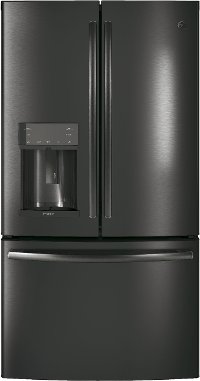 PFE28KBLTS GE Profile 36 Inch French Door Refrigerator - 27.8 cu. ft. Black Stainless Steel
