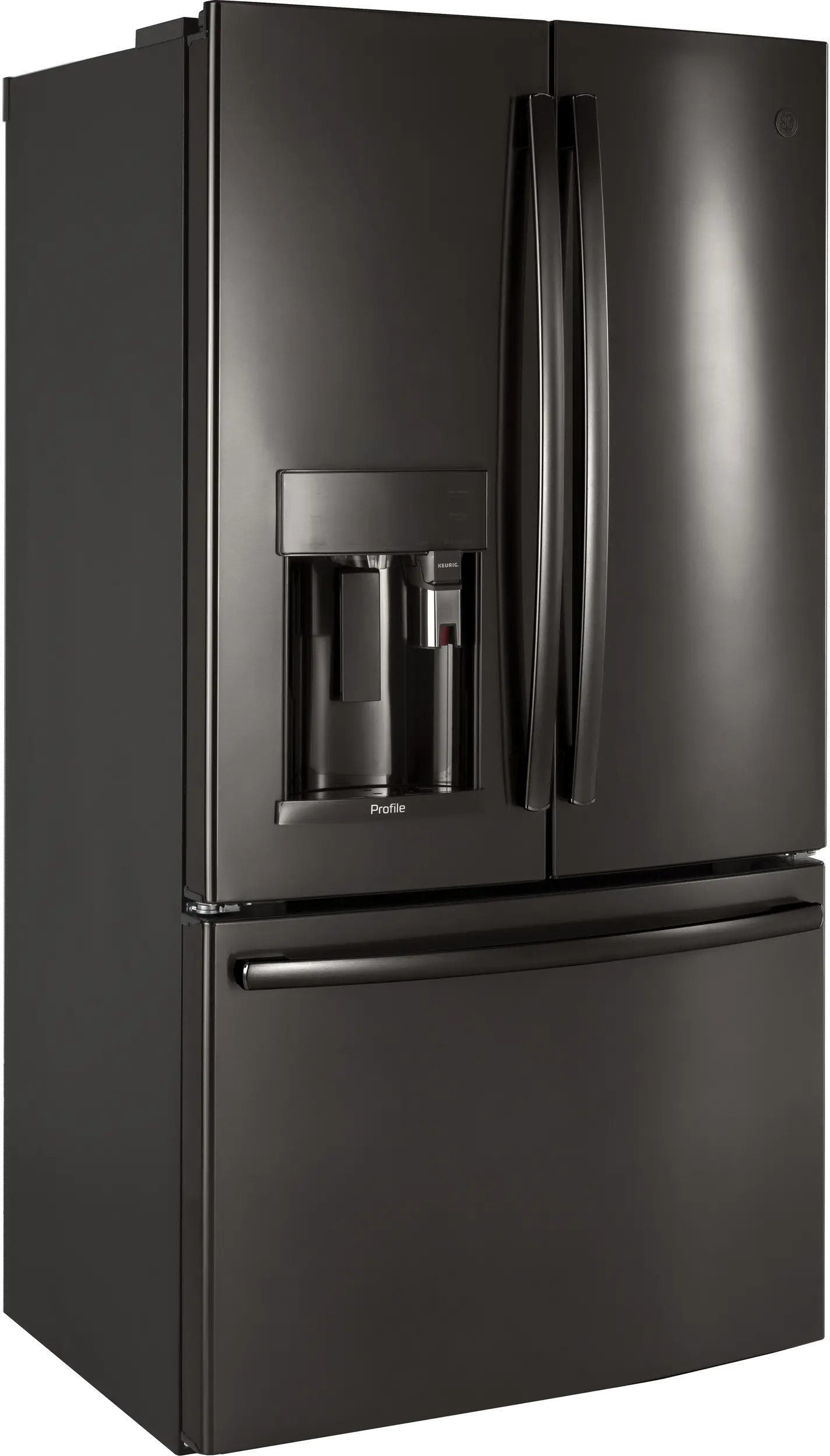 PYE22KBLTS GE Profile 22 cu ft French Door Refrigerator - Counter Depth Black Stainless Steel-5