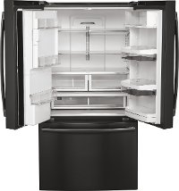 PYE22KBLTS GE Profile Counter Depth French Door Refrigerator - 22 cu. ft., 36 Inch Black Stainless Steel-4