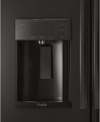 PYE22KBLTS GE Profile Counter Depth French Door Refrigerator - 22 cu. ft., 36 Inch Black Stainless Steel-7