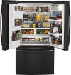 PYE22KBLTS GE Profile Series French-Door Refrigerator - 36 Inch Black Stainless Steel-2
