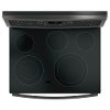 PB911BJTS GE Profile Series 30 Inch Free-Standing Electric Convection Range - Black Stainless Steel-4