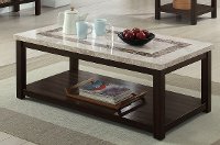 Dark Marble Coffee Table - Montreal