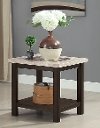 Dark Marble End Table - Montreal