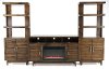 Contemporary Fireplace Entertainment Center Wall - Avondale