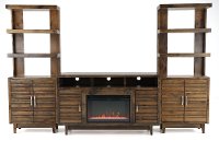 Contemporary Fireplace Entertainment Center Wall - Avondale