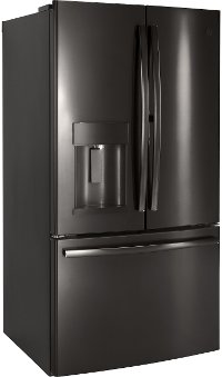 GFD28GBLTS GE 27.8 cu. ft. French Door Refrigerator - 36 Inch Black Stainless Steel-2