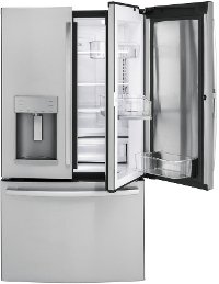 GFD28GSLSS GE 27.8 cu. ft. French Door-in-Door Refrigerator - 36 Inch Stainless Steel