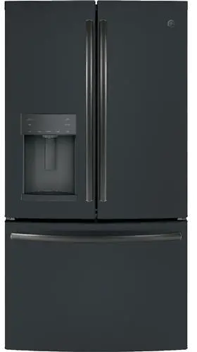 GFD28GELDS GE 27.8 cu ft French Door Refrigerator - Black Slate-1