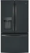 GFD28GELDS GE 27.8 cu ft French Door Refrigerator - Black Slate