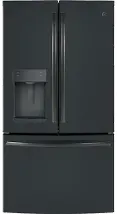 GFD28GELDS GE 27.8 cu ft French Door Refrigerator - Black Slate