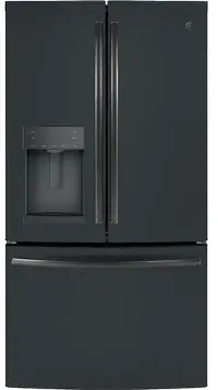 GFD28GELDS GE 27.8 cu ft French Door Refrigerator - Black Slate