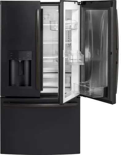 GFD28GELDS GE 27.8 cu ft French Door Refrigerator - Black Slate-6