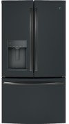 GFD28GELDS GE 27.8 cu. ft. French Door Refrigerator - 36 Inch Black Slate