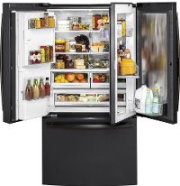 GFD28GELDS GE 27.8 cu. ft. French Door Refrigerator - 36 Inch Black Slate-5