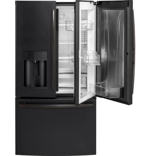 GFD28GELDS GE 27.8 cu. ft. French Door Refrigerator - 36 Inch Black Slate-6