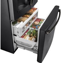GFD28GELDS GE 27.8 cu. ft. French Door Refrigerator - 36 Inch Black Slate-8