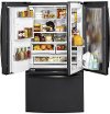 GFD28GELDS GE French Door Refrigerator - 36 Inch Black Slate-5