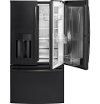 GFD28GELDS GE French Door Refrigerator - 36 Inch Black Slate-6