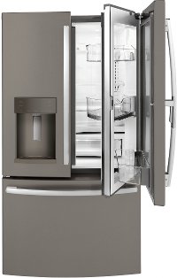 GFD28GMLES GE 27.8 cu. ft. French Door Refrigerator - 36 Inch Slate-4
