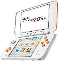 2DS JAN S OAAB New Nintendo 2DS XL - White and Orange-2