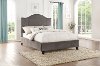 Classic Gray Full Upholstered Bed - Dalmore