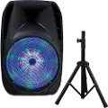 IQ-4415DJBT Supersonic IQ Portable Bluetooth DJ Speaker with Stand