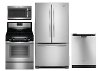KIT Whirlpool 4 Piece Stainless Steel Kitchen Appliance Package with Gas Range