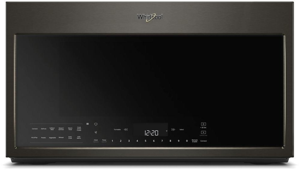WMH78019HV Whirlpool Over the Range Microwave - 1.9 cu. ft. Black Stainless Steel-1