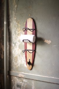 Surfboard Towel Wall Rack