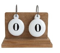 Wood and Metal Perpetual Calendar