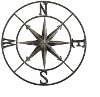 Clearance 30 Inch Round Metal Compass Wall Decor
