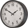 Clearance Aged Black Iron Wall Clock