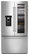 KRFC804GPS KitchenAid 36 Inch French Door Refrigerator with FreshVue - Stainless Steel
