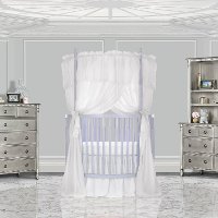 Lavender Ice Posh Circular Crib - Sophia