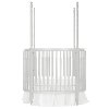 Silver Pearl Posh Circular Crib - Sophia-2