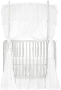 Silver Pearl Posh Circular Crib - Sophia-3