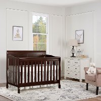 Espresso 5 in 1 Convertible Crib - Ashton
